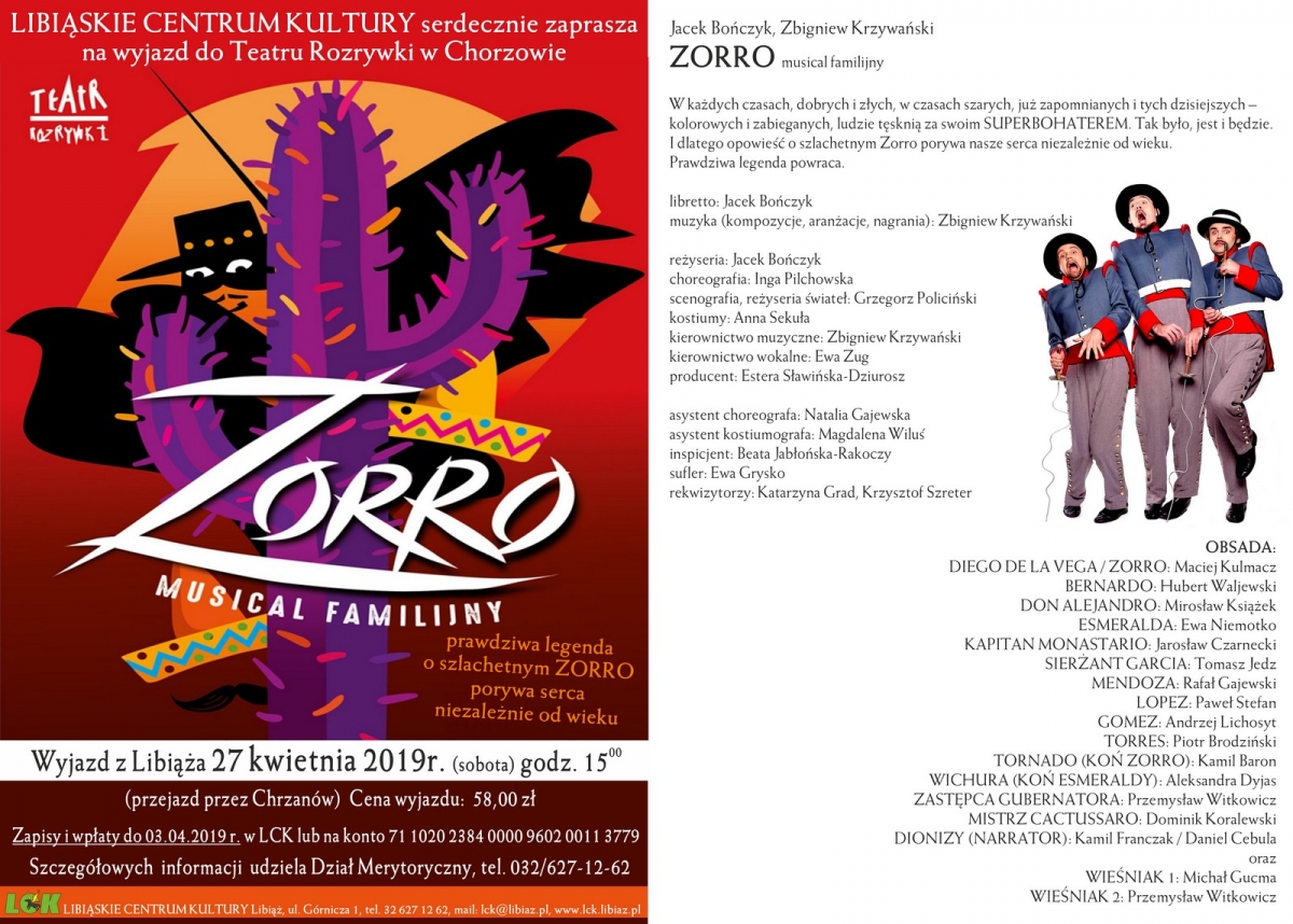 Musical familijny "Zorro"
