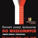 Koncert poezji śpiewanej "Do Niezłomnych". Janusz Saługa i przyjaciele. 