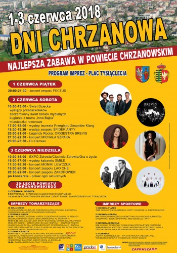 ZAPRASZAMY NA DNI CHRZANOWA - NAJLEPSZĄ ZABAWĘ W POWIECIE CHRZANOWSKIM!