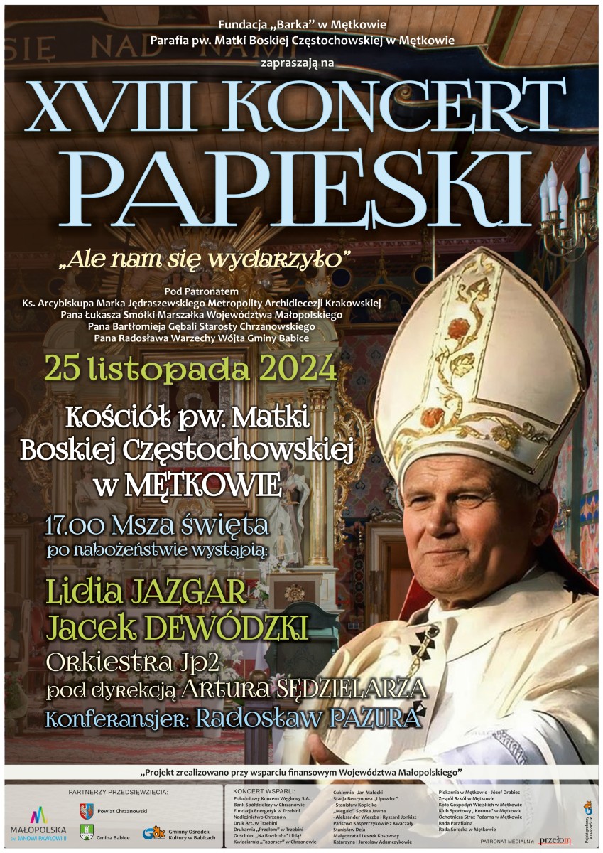 Plakat, zdjęcie JP II