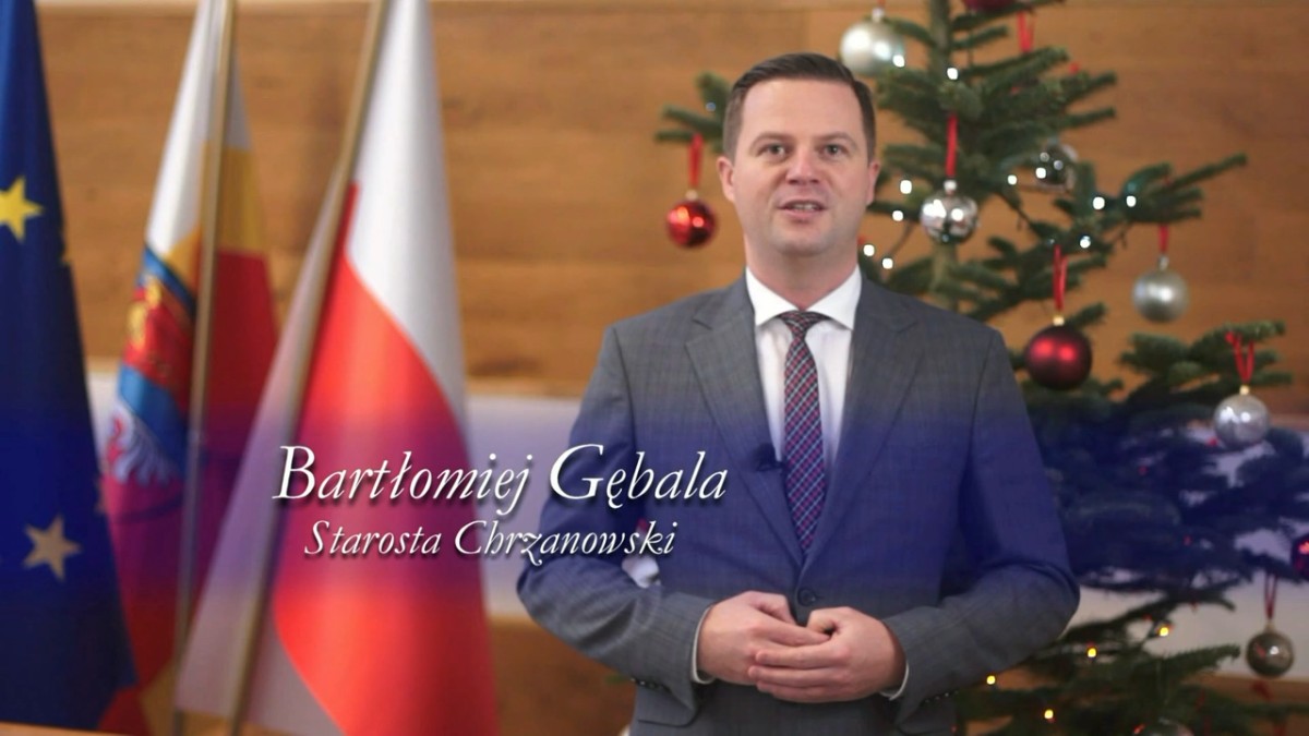 Zdjęcie starosty chrzanowskiego Bartłomieja Gębali 